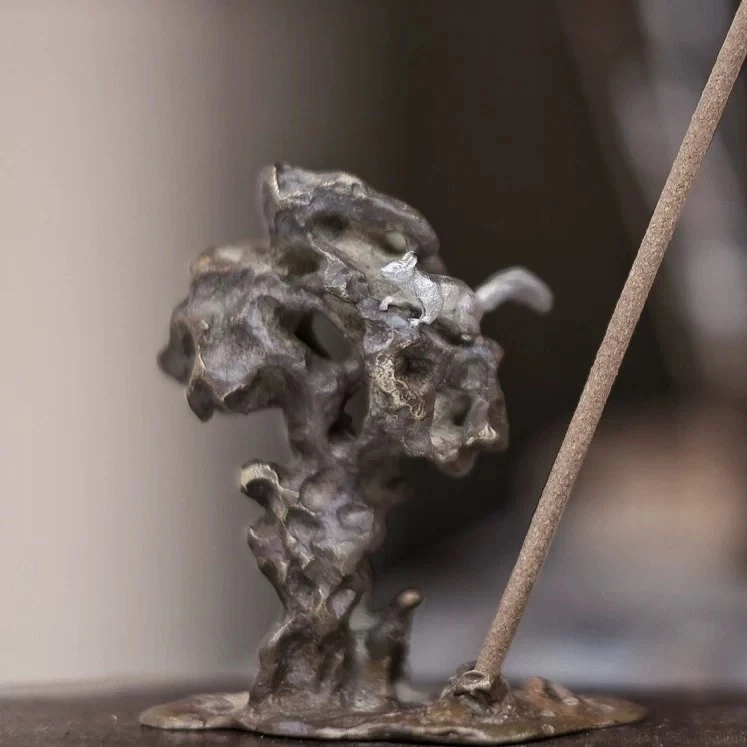 纯铜与拼接高端香插含松鼠兰花等造型茶具