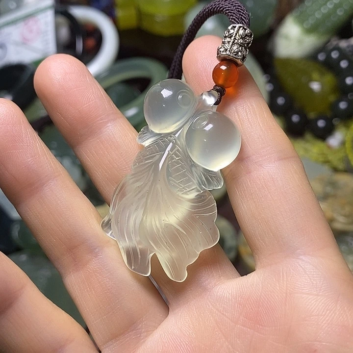 岫玉未镶嵌岫玉颈饰