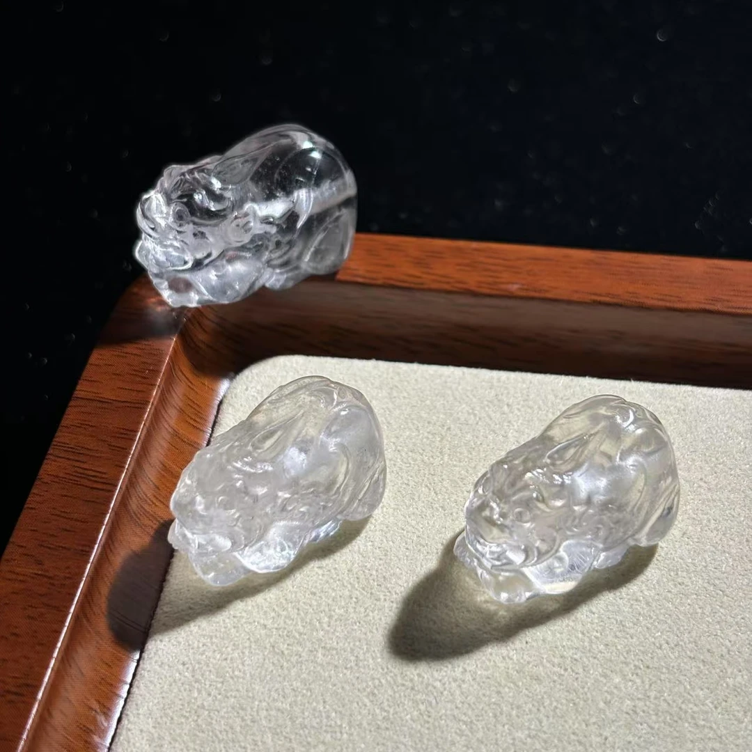 BeadsDance(B01-B22)天然白水晶雕刻件