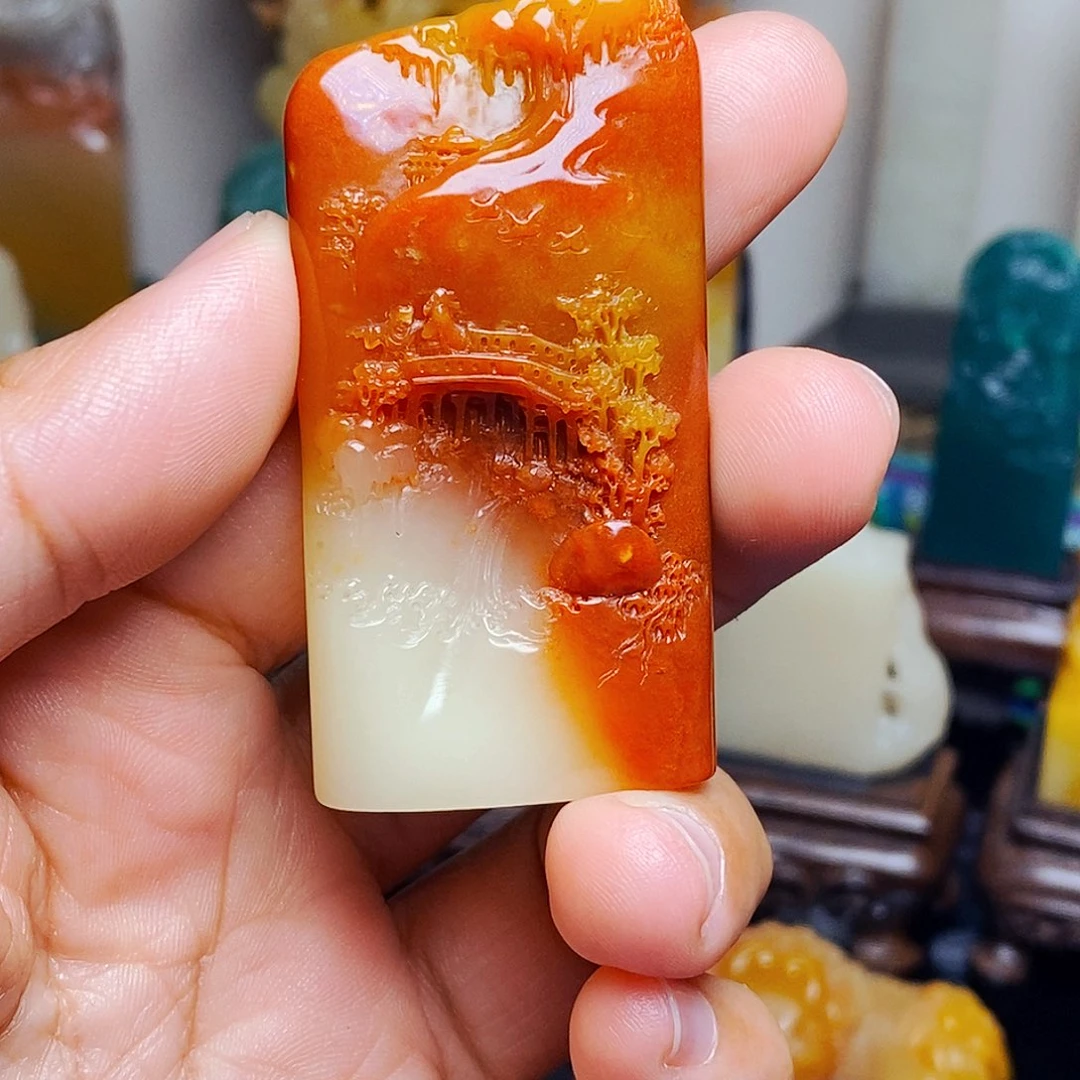 鳌***鲲印石寿山石寿山石芙蓉