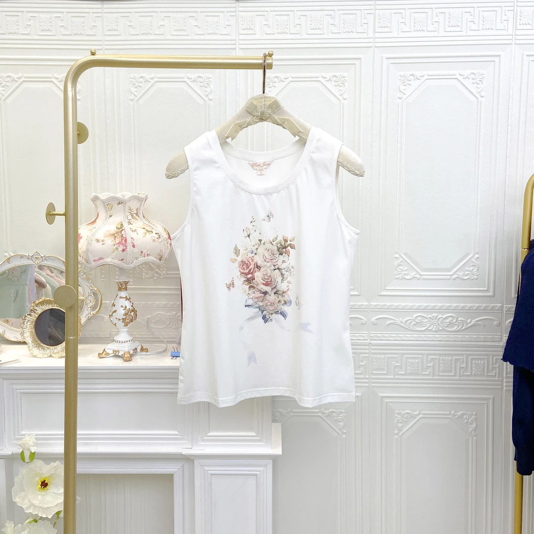 简约通勤极简风背心吊带白色无袖aos1702