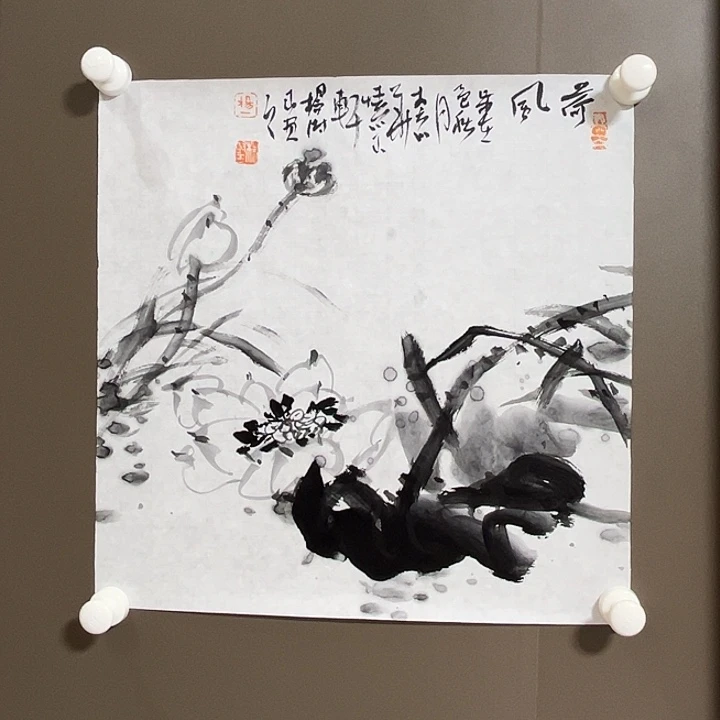 国画杨树玉  手绘原创