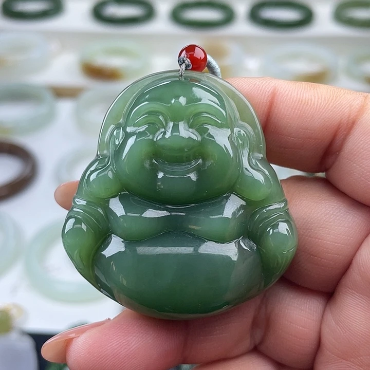 和田玉（碧玉）未镶嵌颈饰
