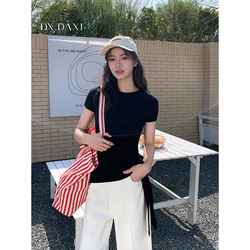 代大喜【小步舞曲】柴碧云推荐短袖女款爆款2025新款T恤纯色半袖