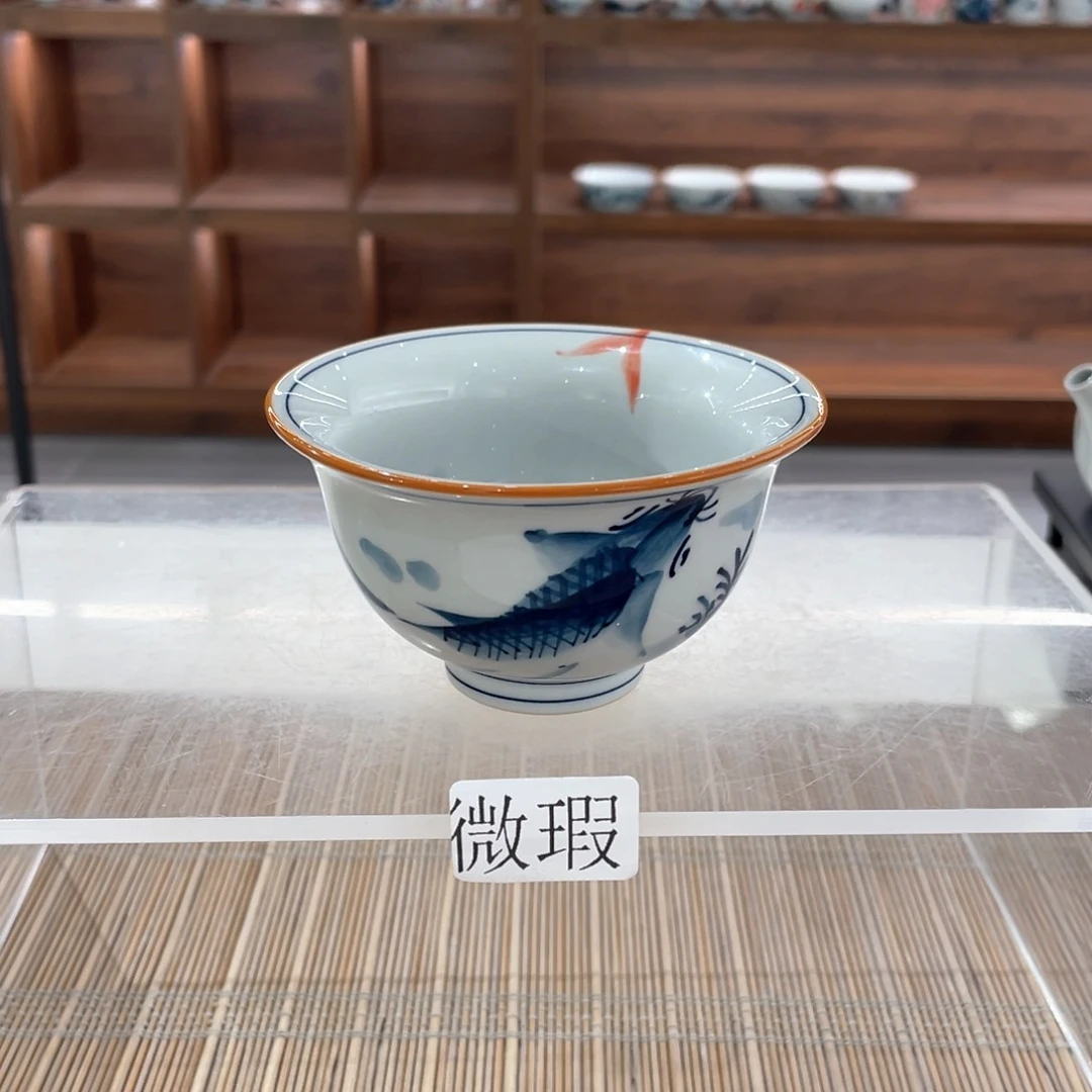 微瑕釉下彩纯手绘