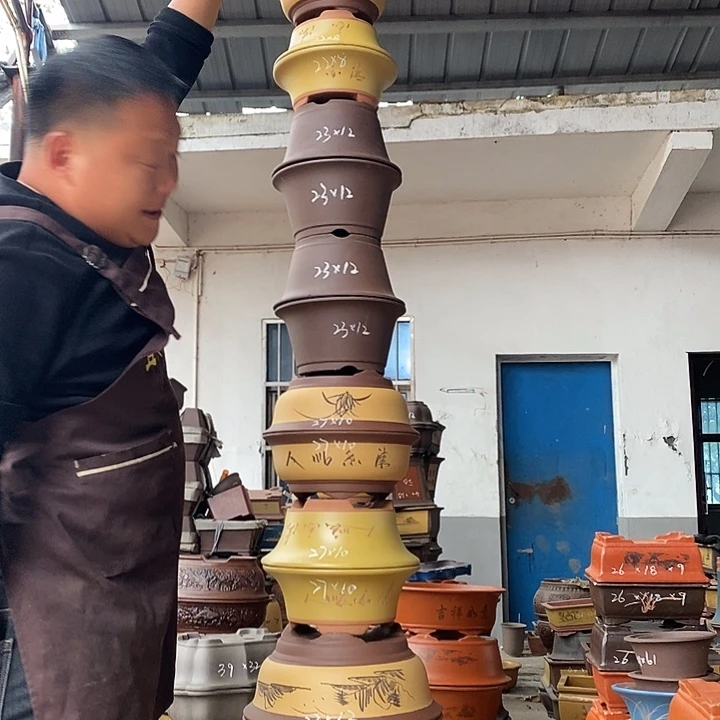 紫砂花盆宜兴紫砂