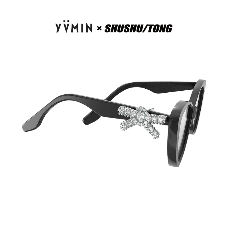 YVMIN/尤目SHUSHUTONG 猫眼蝴蝶结框架眼镜太阳镜墨镜