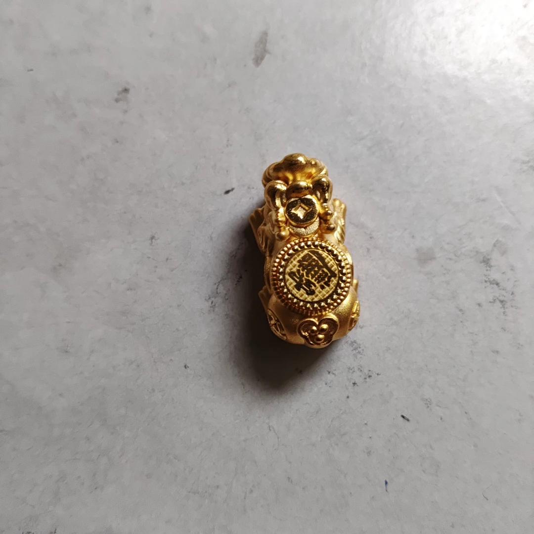 金元宝足金999貔貅珠子首饰