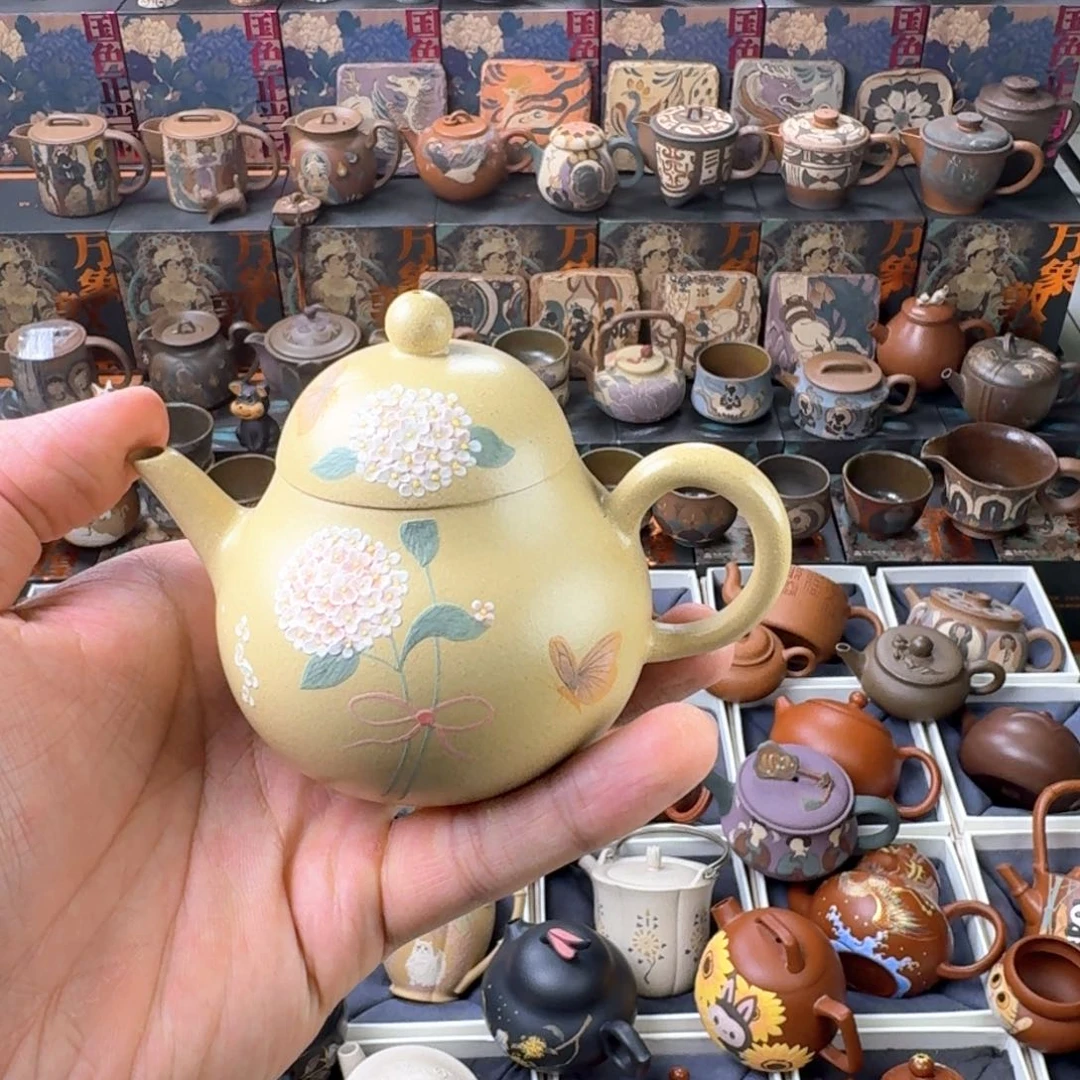 茶壶紫砂160ml原矿精工半手