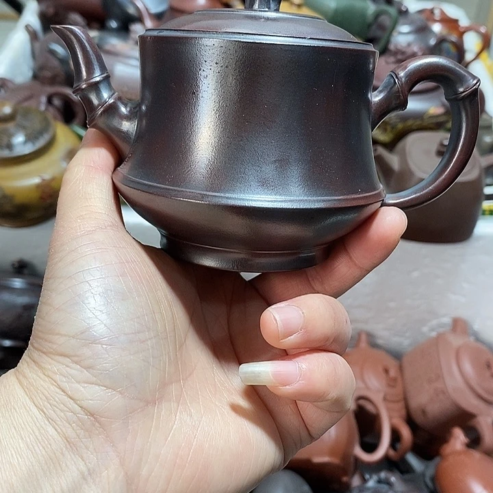 紫砂茶壶纽划痕微瑕