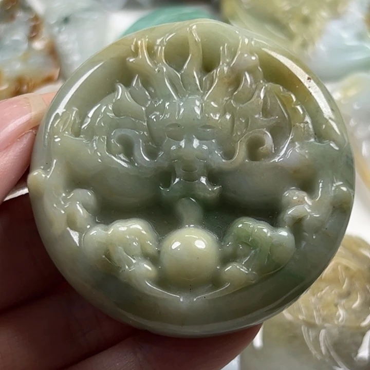 翡翠未镶嵌颈饰暖*71天然翡翠53/9