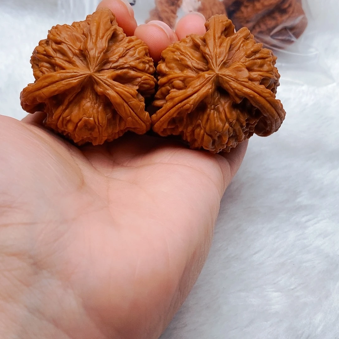文***章吊坠文玩核桃三棱