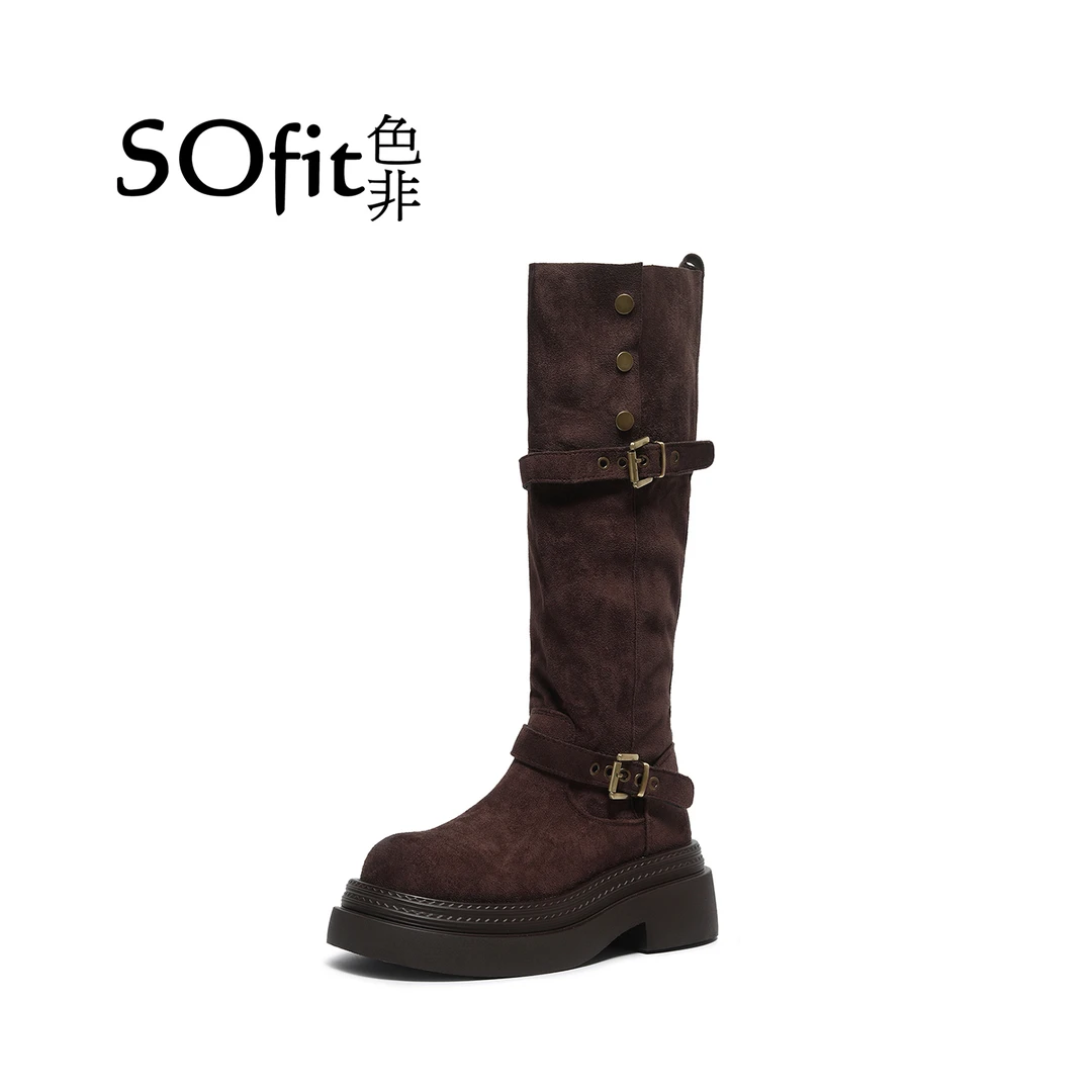 ofit色非●媛媛●增高6.5cm秋季新款时装靴1052-22