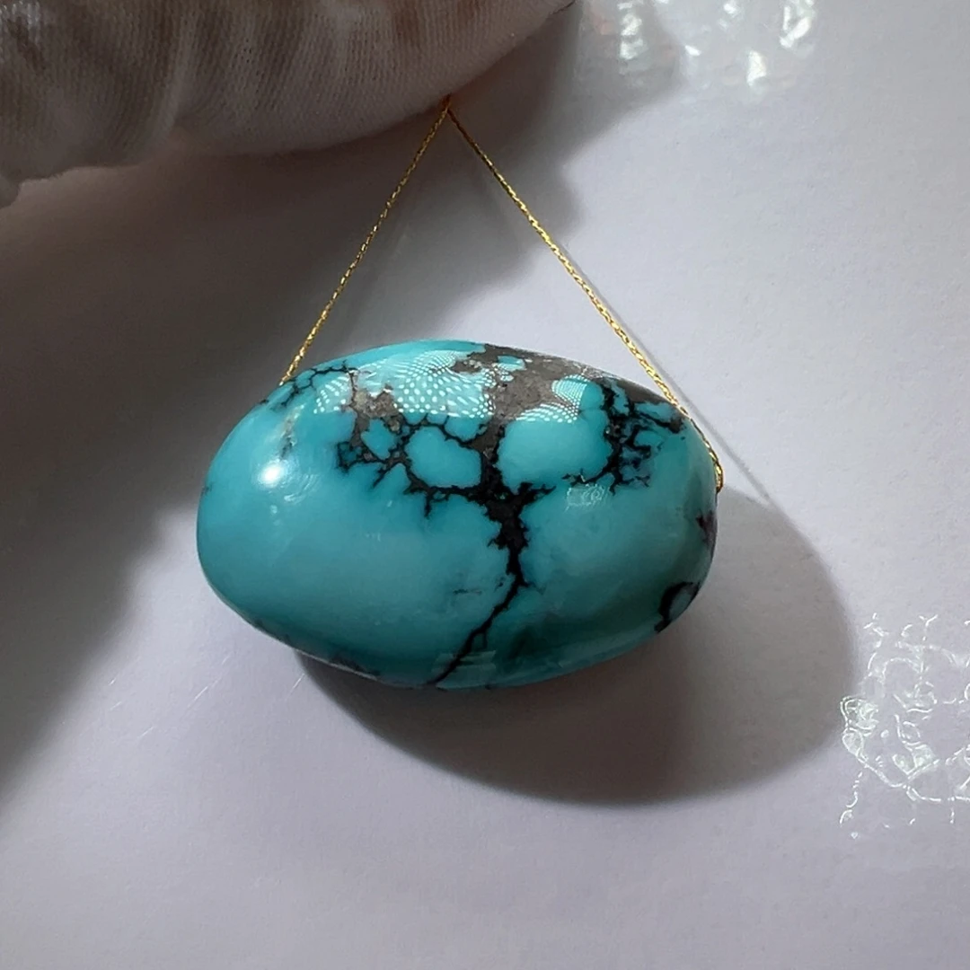 绿松石未镶嵌挂件