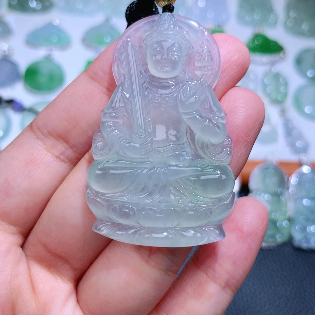 颈饰未镶嵌翡翠虚空藏