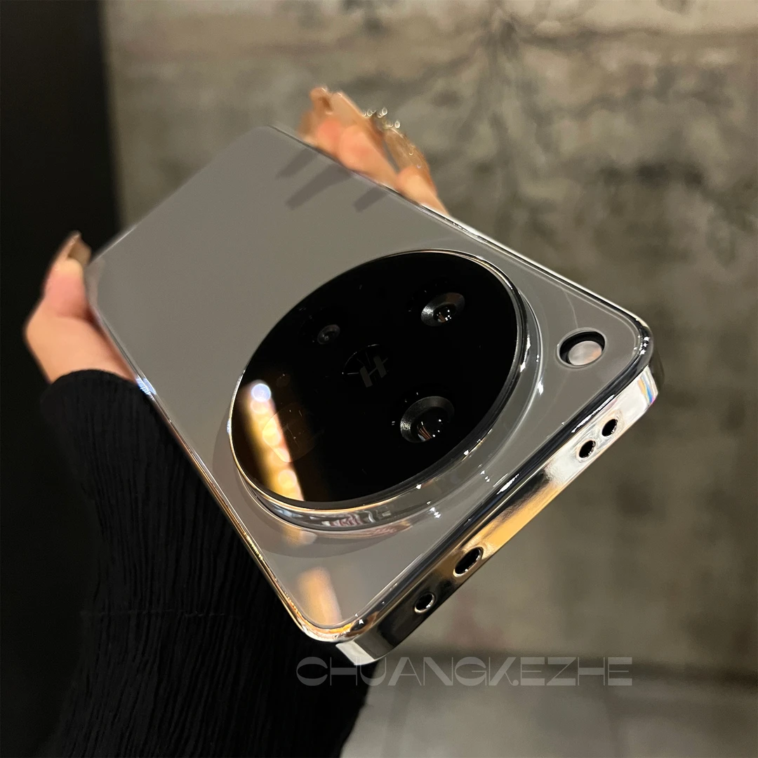 创壳者适用OPPOFindX8高颜值电镀框FindX8ultra玻璃背板手机壳X7