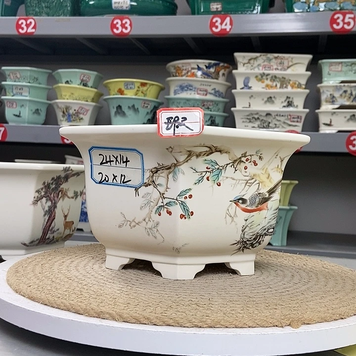 紫砂紫砂花盆7575