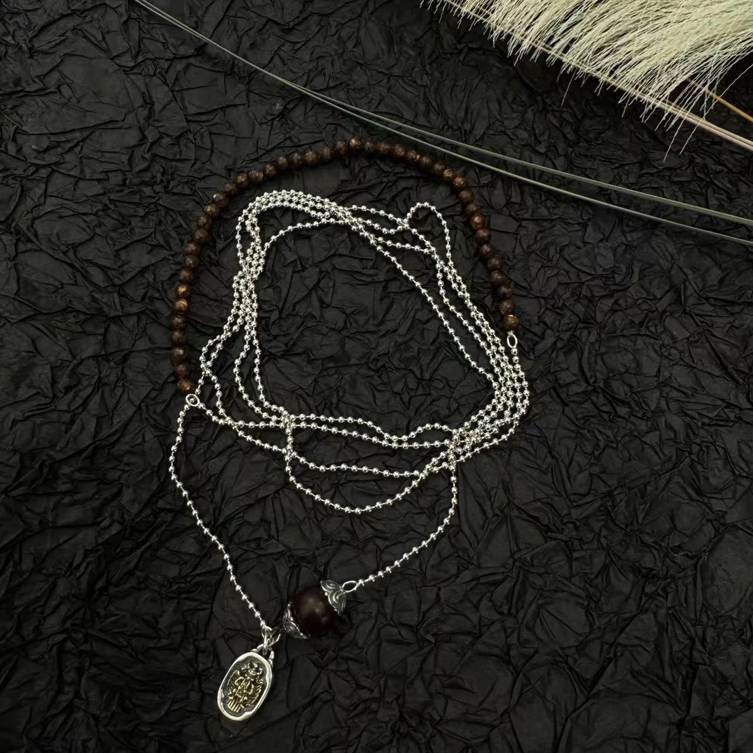 链子925银 【ATAYI】2025新款手工S925银配饰项链坠链素款饰品百搭