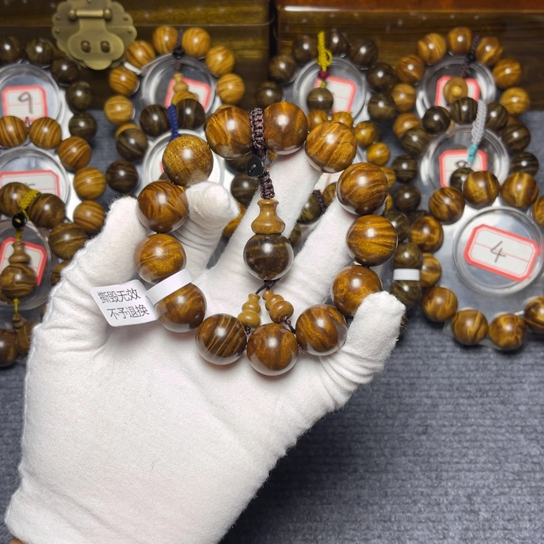 手串/手链楠木（金丝楠）红油底1.8龙胆238