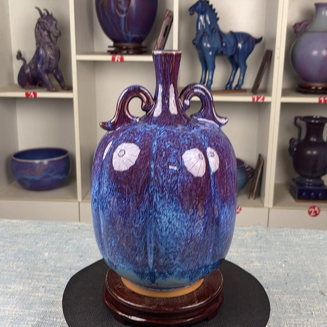瓷片福瓜瓶大师作品
