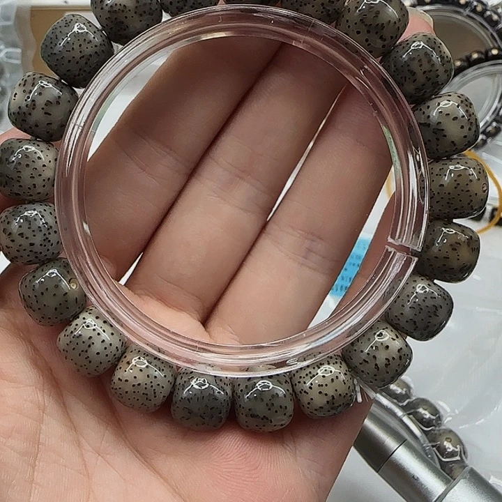 星月菩提手串64高端黑星月菩提1.1桶单圈