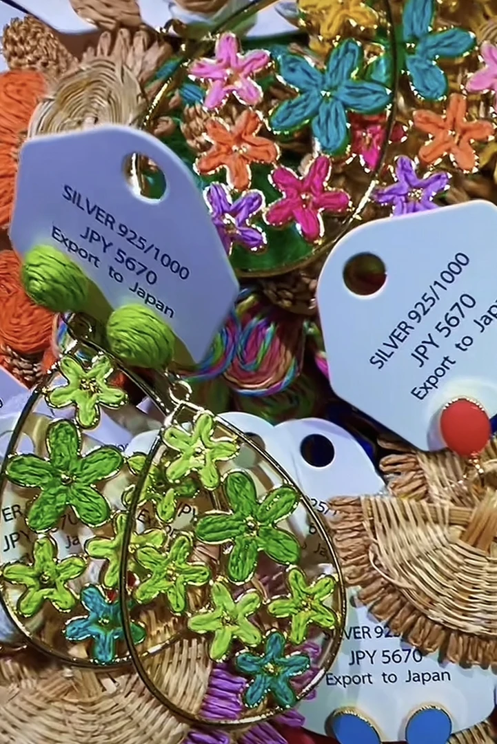 铜合金亚克力耳饰 夸张饰品集合