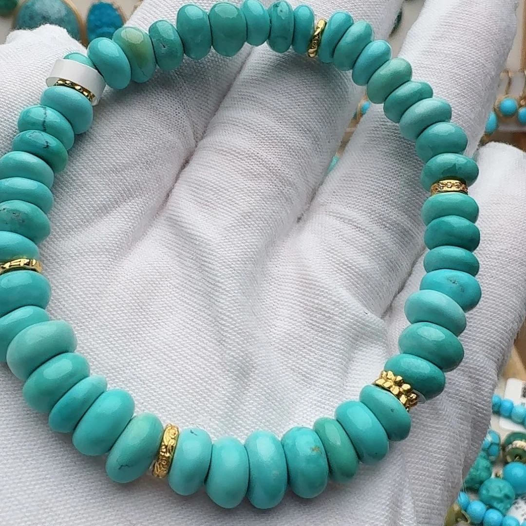 绿松石未镶嵌手串