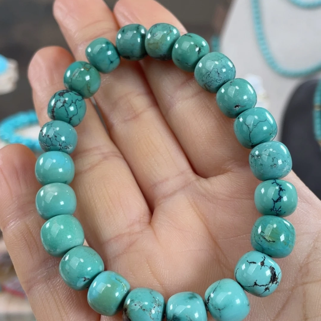 绿松石未镶嵌套链