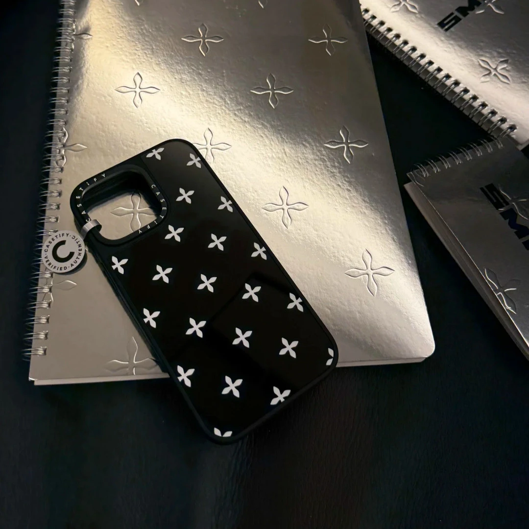 CASETiFY联名十字花iPhone16手机壳15promax苹果14/13镜面12p潮款