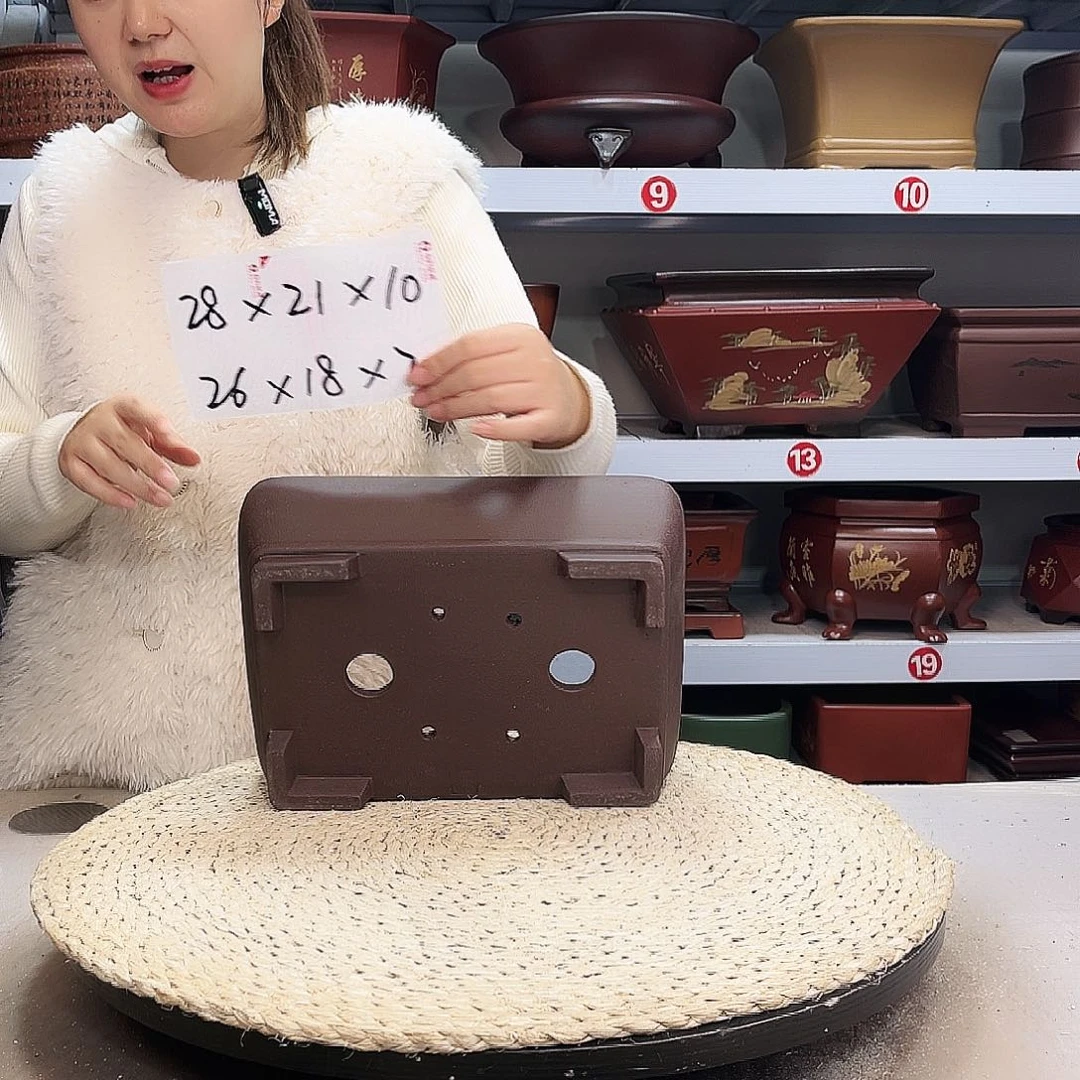 紫砂花盆紫砂花盆