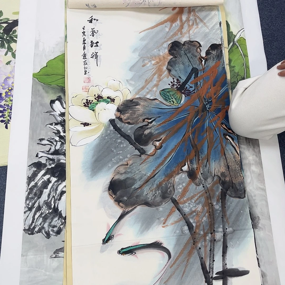 国画作品全场放漏