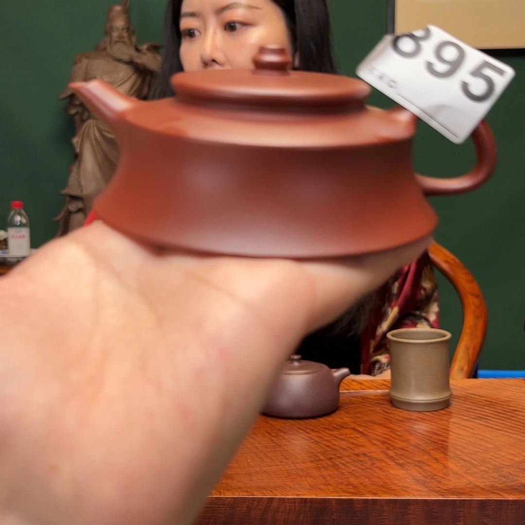 茶杯紫砂大雪紫砂红皮龙