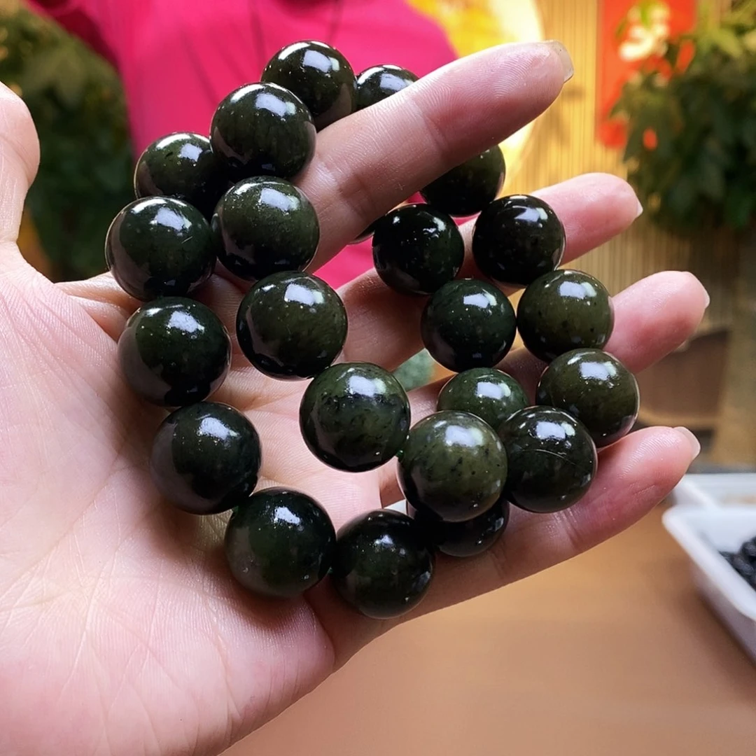 手链未镶嵌和田玉（碧玉）多样性随机发一