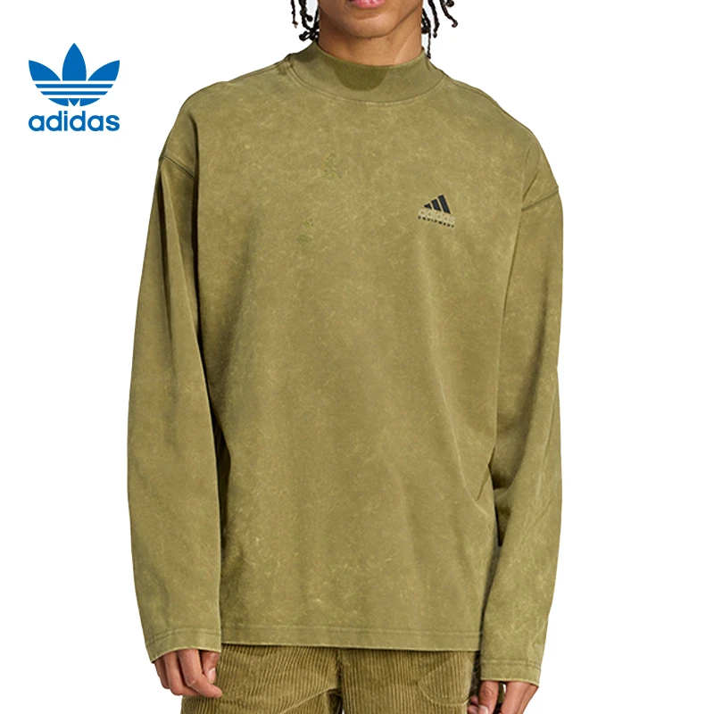 adidas阿迪达斯【环】三叶草男子运动休闲长袖T恤JV5812