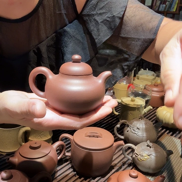 茶壶紫砂柿园紫砂壶