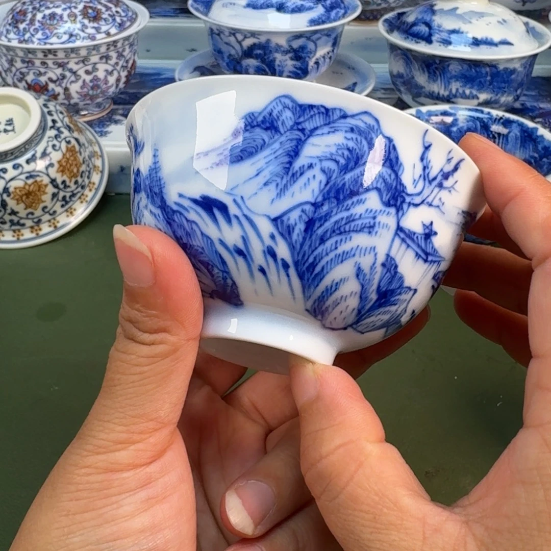 景德镇纯手绘茶具圆圆261
