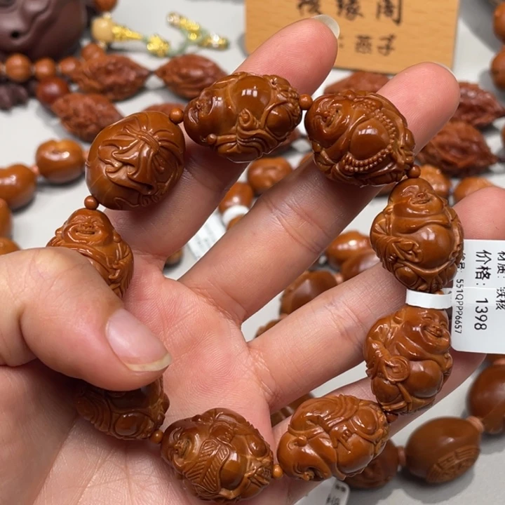 橄榄核手串/手链铁核弥勒2024