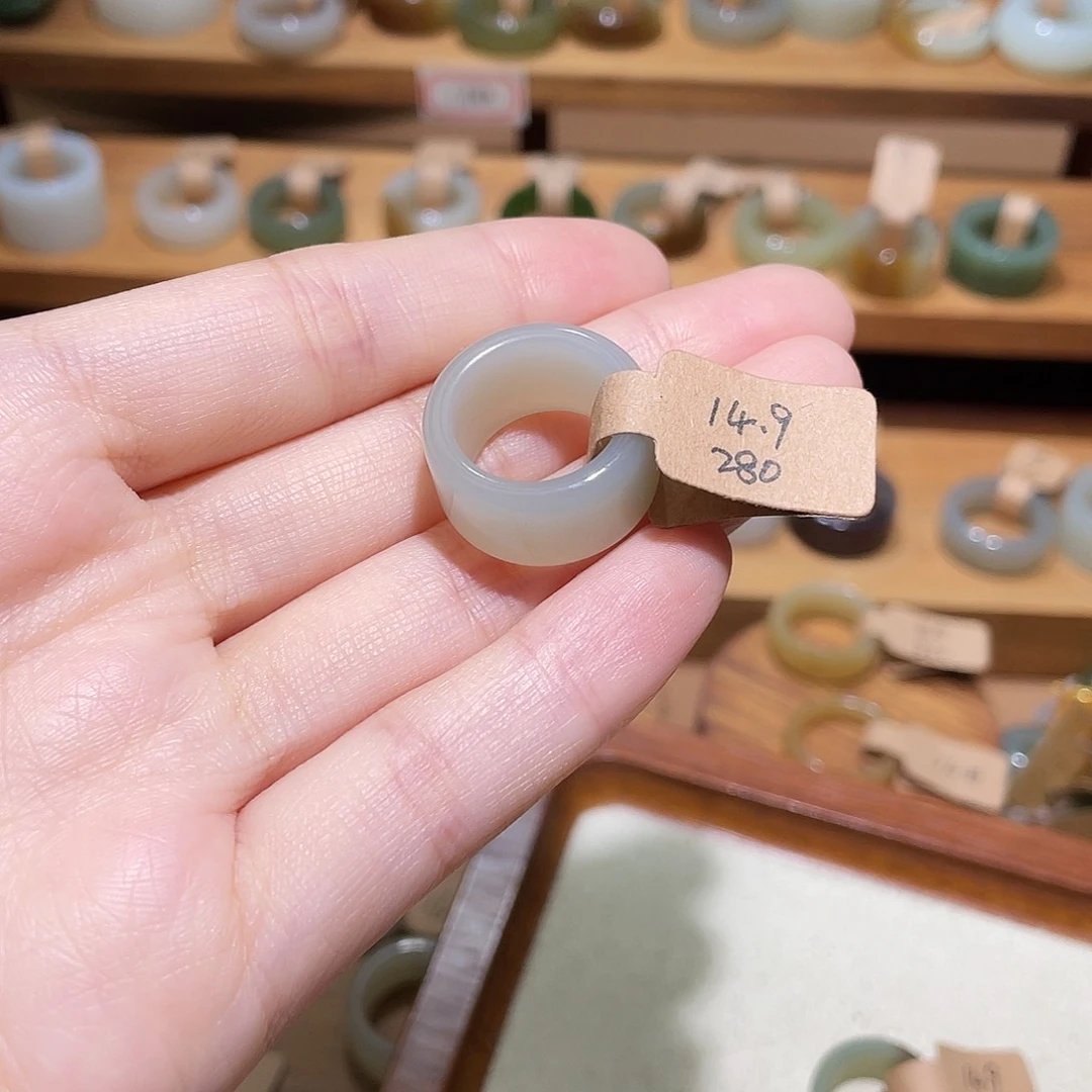 让***～和田玉戒指未镶嵌14.9