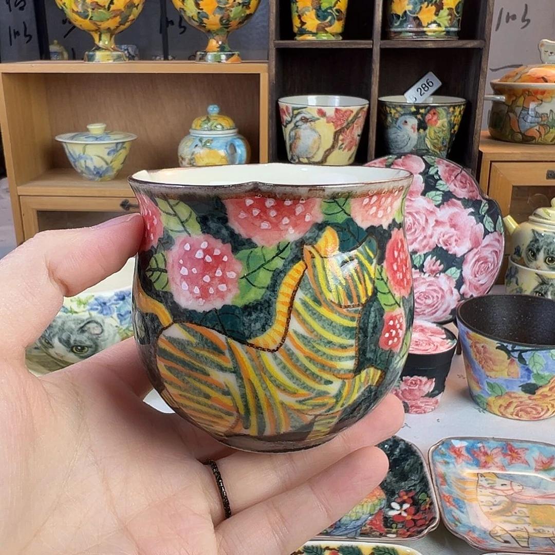 瓷原创手绘高温釉下彩