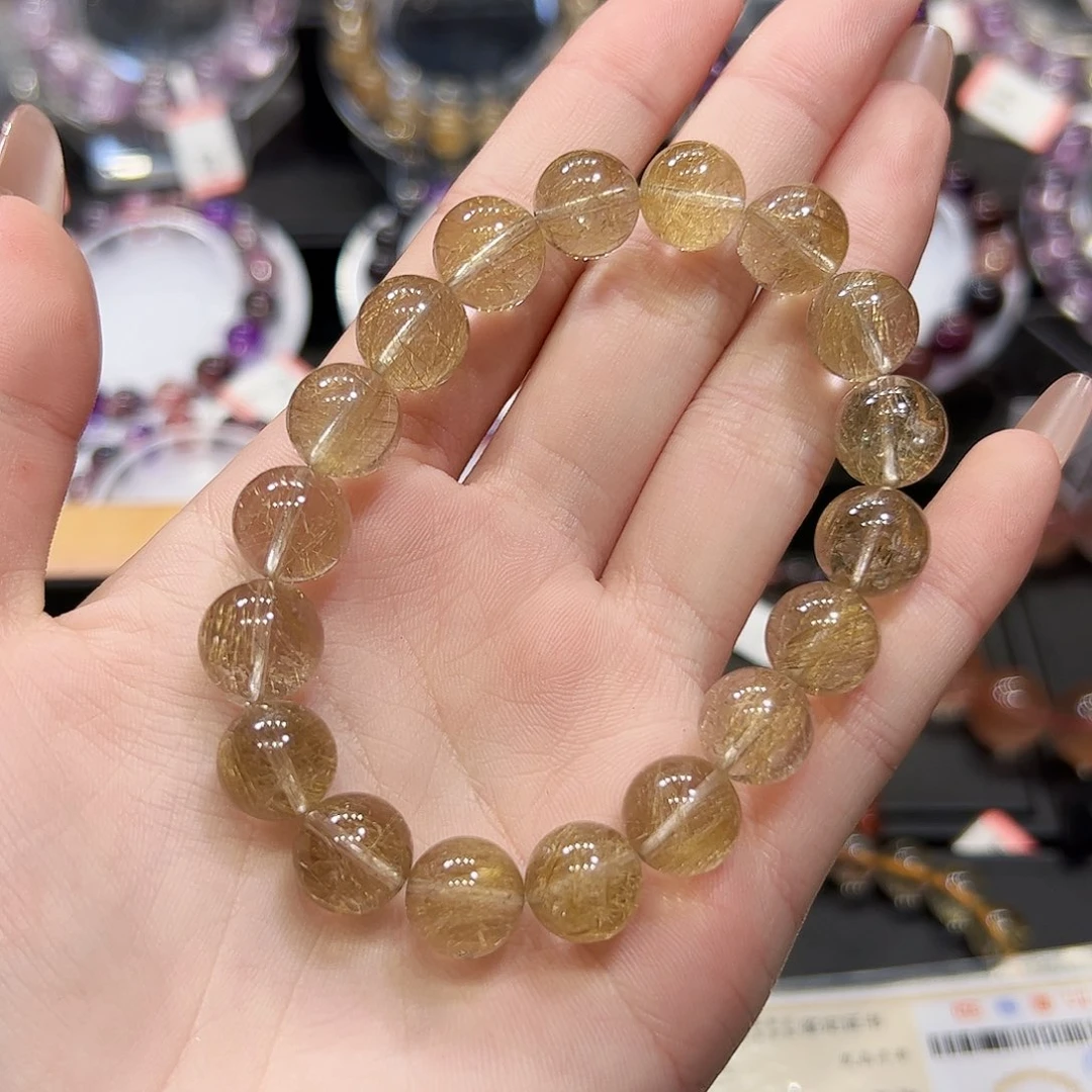 *****未镶嵌手链水晶sg22金发晶11+
