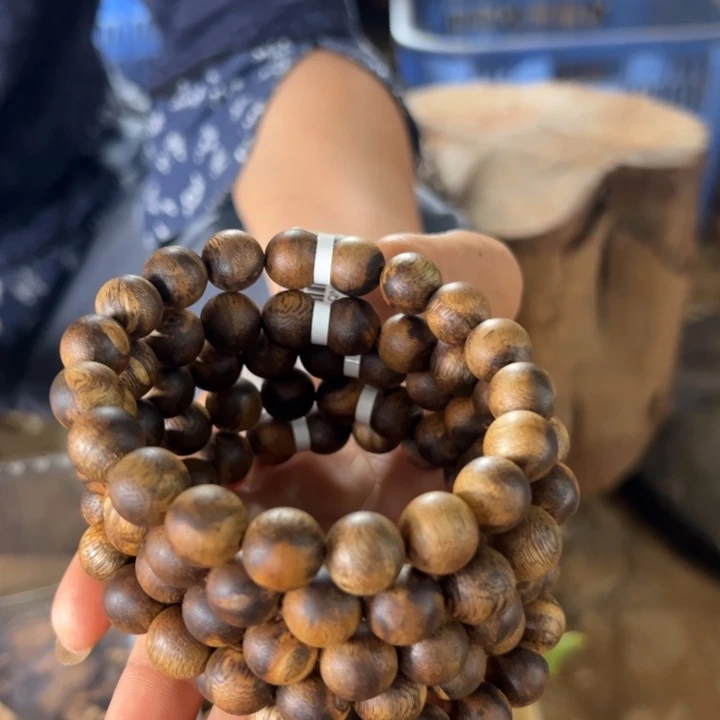 沉香手串虎斑棋9克卡11多样性发1条