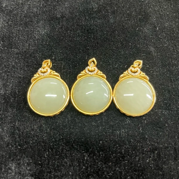 原矿无优化和田玉吊坠多样性随机发1