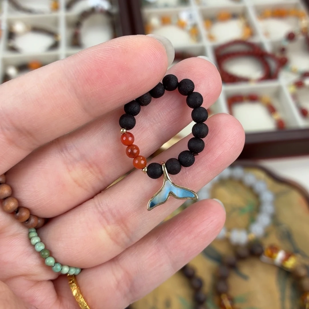 无事牌降真香戒指