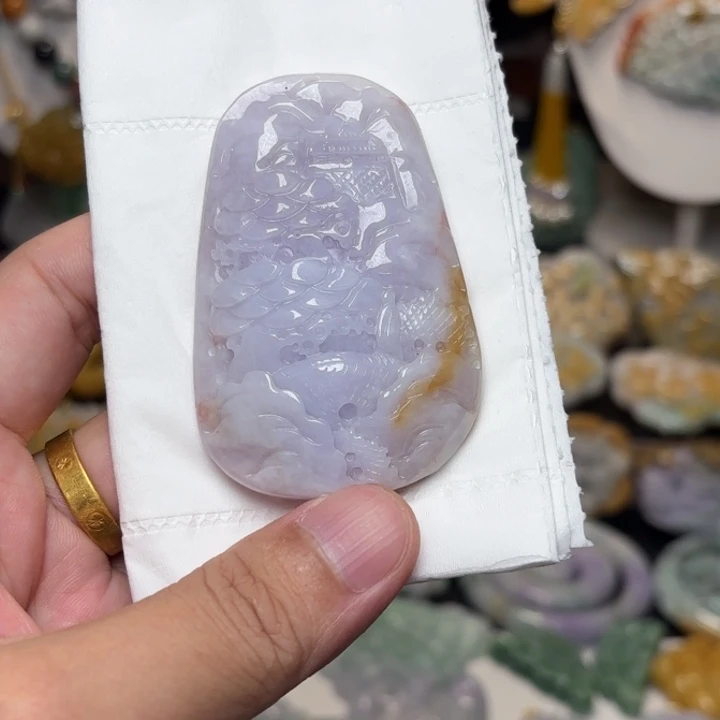 颈饰未镶嵌翡翠吊坠