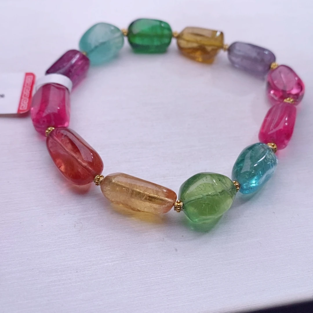 18K金镶嵌手链碧玺碧玺A手链