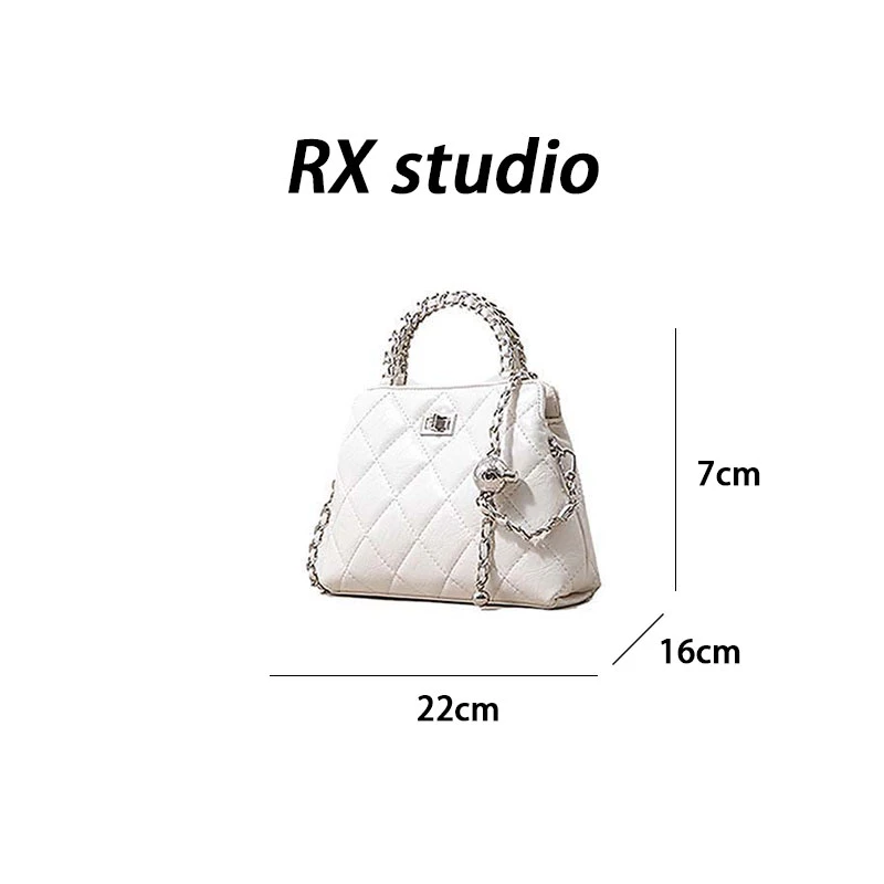 【母亲节礼物】SK-92736-米白 RAIN.CUN轻奢小众时尚女士包