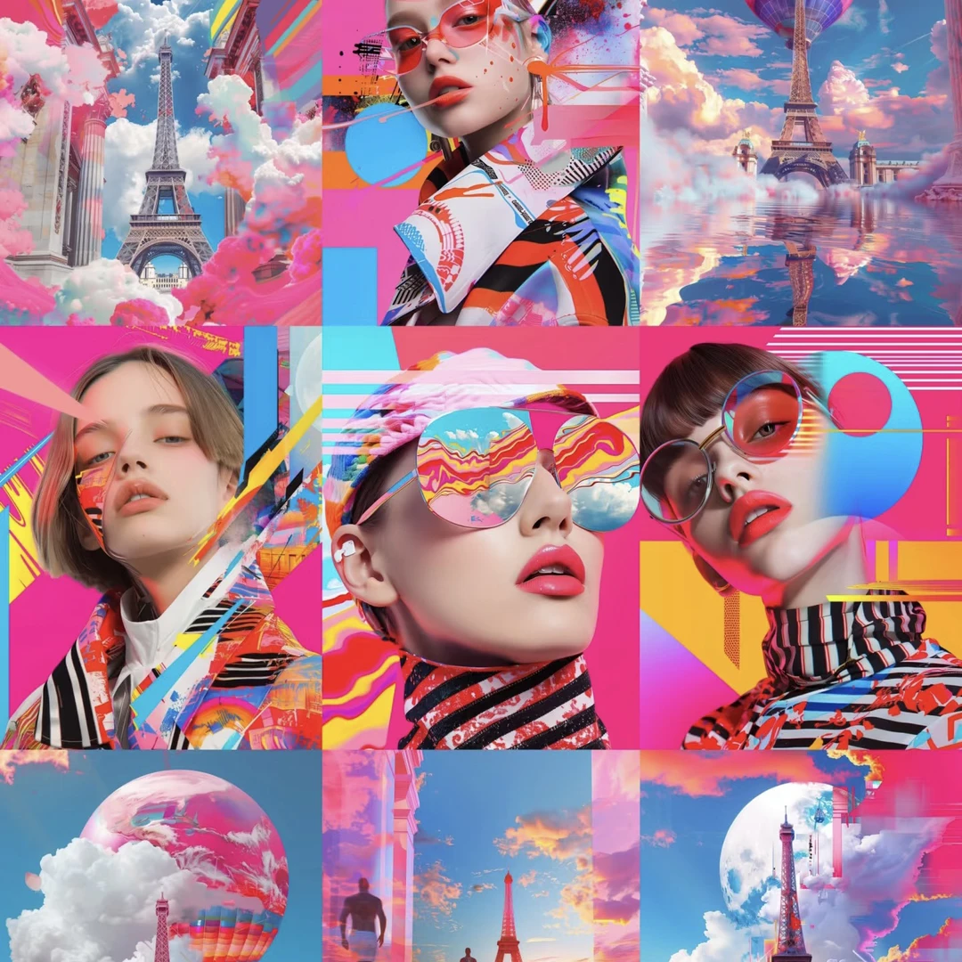 001-100集合链接夏季多巴胺女装连衣裙网红时尚