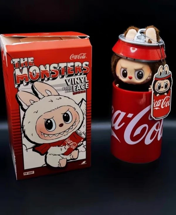 【国版可乐】隐藏款可乐系列毛绒搪胶脸潮玩