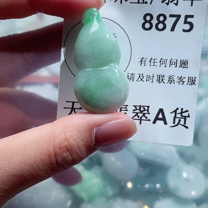 翡翠颈饰未镶嵌8875。