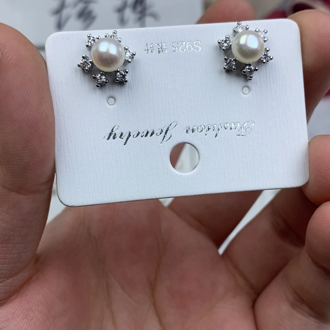 耳饰未镶嵌淡水珍珠